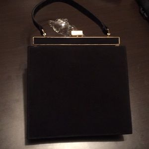 💃Sale💃💥Ladies Vintage Black Velvet Bag